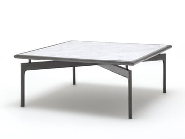 ROLF BENZ 901 - Square stone coffee table by Rolf Benz