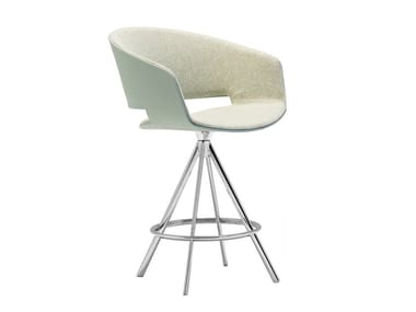 RONDA BQ0433 - Upholstered barstool by Andreu World