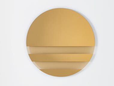 ANDROMEDA - Round wall-mounted mirror by Glas Italia