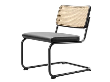 S 32 SPVL - Cantilever steel easy chair with integrated cushion by Thonet