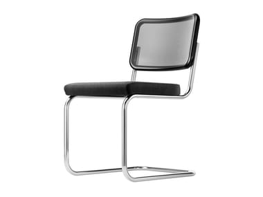 S 32 SPVN - Cantilever upholstered mesh chair by Thonet