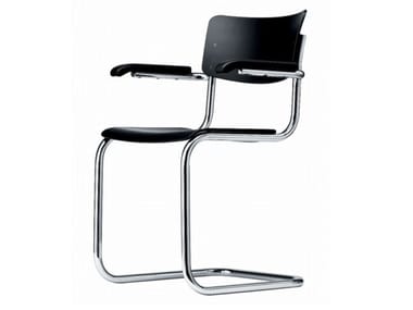 S 43 F - Cantilever chair with armrests by Thonet