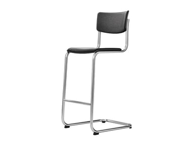 S 43 PVH - Cantilever upholstered stool by Thonet