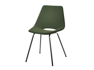 S 661 PV - Upholstered fabric chair by Thonet