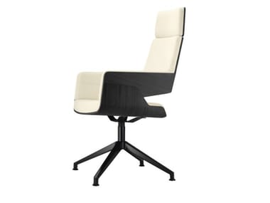 S 847 DE / PVDE - Upholstered high-back chair by Thonet