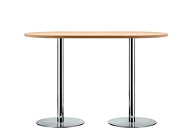 S1126 - Oval high table by Thonet