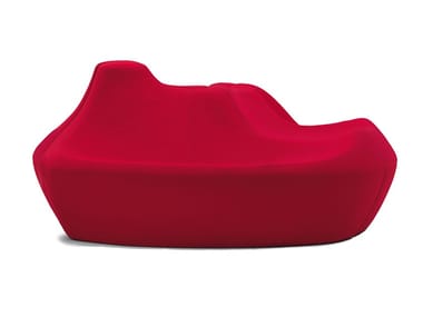 SARUYAMA - 3 seater fabric sofa by Moroso