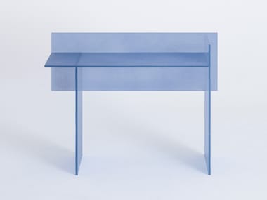 SIMOON - Crystal secretary desk by Glas Italia