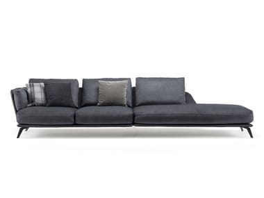 MORRISON - Sectional fabric sofa by Arketipo