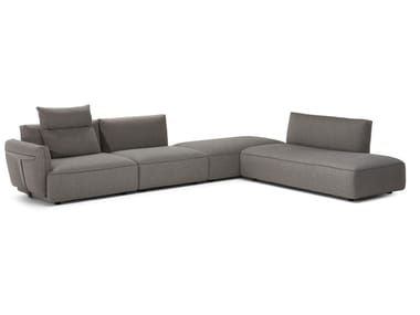 HERMAN - Sectional modular fabric sofa by Natuzzi Italia