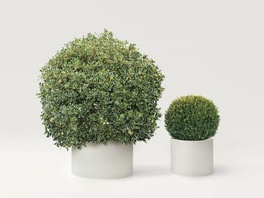 SHIELD - Stainless steel plant pot by Paola Lenti