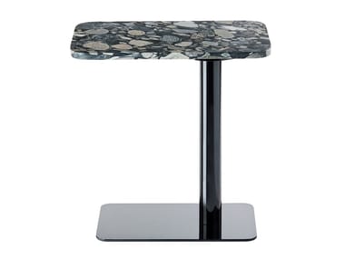 STONE TABLE - Rectangular marble side table by Tom Dixon