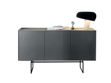 MAGDA - Ceramic sideboard with doors by Sovet Italia