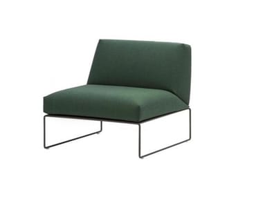 SIESTA OUTDOOR SF4750 - Sled base fabric armchair by Andreu World