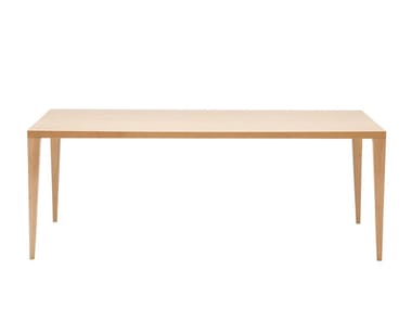 SISTEMA SP BM7165 - Beech Table leg by Andreu World