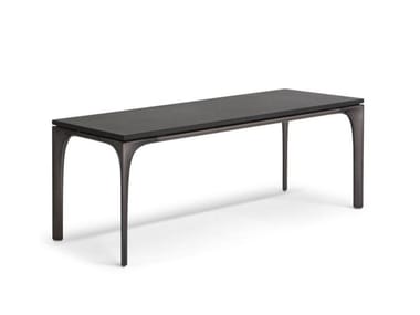 SKYLINE - Low rectangular granite coffee table by Natuzzi Italia