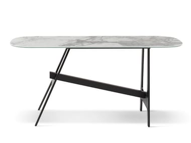 SLOT - Oval console table by Bonaldo