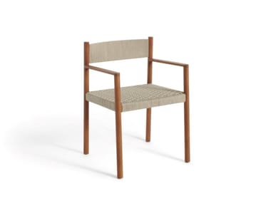 SO OUTDOOR - Wooden garden chair by DE PADOVA