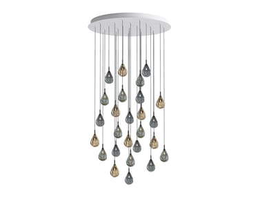 SOAP MINI 26 ROUND - LED crystal pendant lamp by bomma