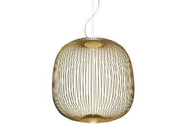 SPOKES 2 - LED epoxy paint steel pendant lamp by Foscarini