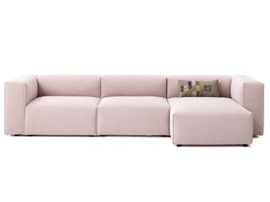 SPRING - Sectional fabric sofa with removable cover by Moroso