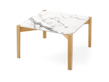 PALETTE - Square ceramic coffee table by Calligaris