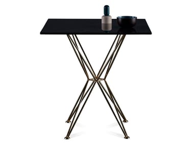 STAR - Square porcelain stoneware table by Colico