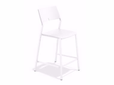 AXA BARSTOOL 1055/06 - High plastic stool with footrest by Casala