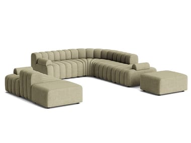 STUDIO 5 - Corner modular fabric sofa by NORR11