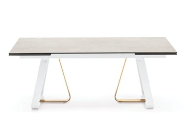 SUNSHINE - Extending ceramic table by Calligaris