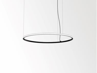 SUPERLOOP SLIM OUT - LED metal pendant lamp by Delta Light