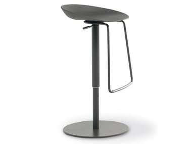 TAB - High height-adjustable polypropylene stool by Bonaldo