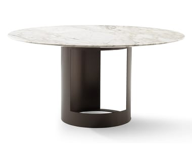 CI - Round marble table by Bodema