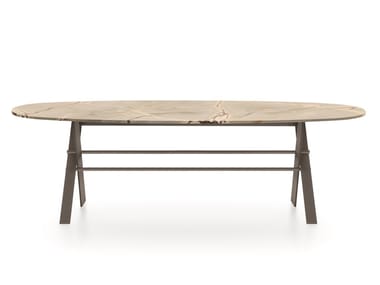 XCS - Oval dining table by Ditre Italia