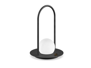 SOLAIRE - LED steel table lamp by Liu Jo Living Collection