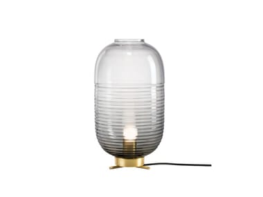 LANTERN - Blown glass table lamp by bomma