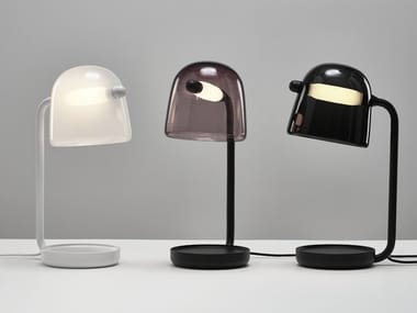 MONA - LED blown glass table lamp with Dimmer by Brokis