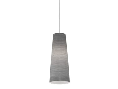 TITE 2 - Dimmable carbon fibre and glass-fibre pendant lamp by Foscarini