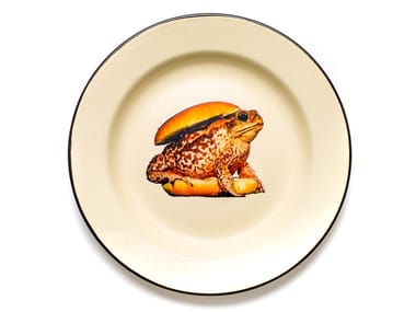 TOAD - Enamelled metal plate (Request Info)