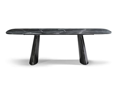 TORII - Barrel-shaped table by Bonaldo