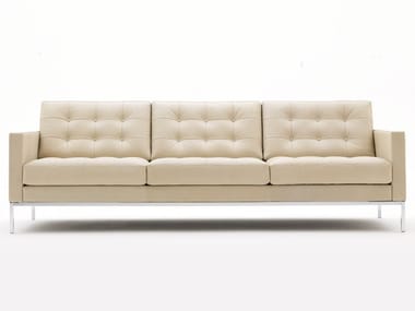 FLORENCE KNOLL RELAX - Tufted 3 seater sofa by Knoll