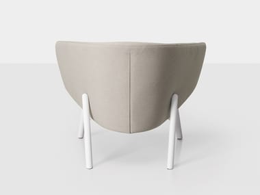 TUILE - Armchair with armrests by Kristalia