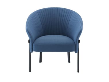 VALMY - Fabric easy chair with armrests by Ligne Roset