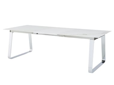 VILNA - Extending rectangular porcelain stoneware table by Ligne Roset