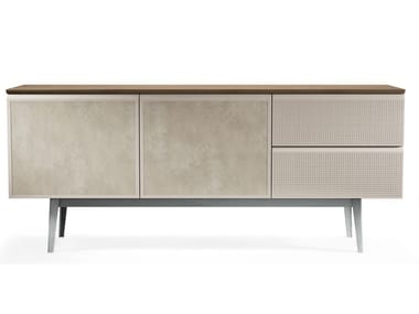 VOLTAIRE - Sideboard with doors and drawers by Moroso