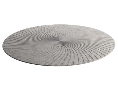 VORTEX - Rug with optical pattern by Natuzzi Italia