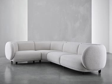 VUELTA - Corner 3 seater fabric sofa by Wittmann