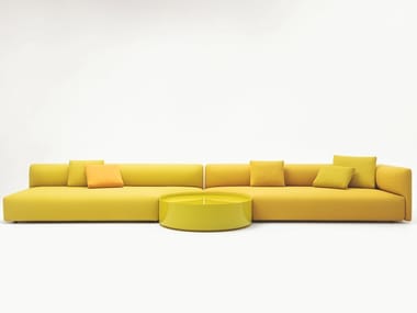 WALT - Modular fabric sofa with removable cover by Paola Lenti