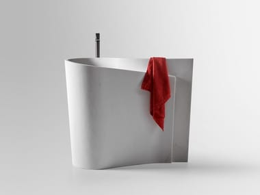 WAVE - Freestanding marble washbasin by Antonio Lupi Design