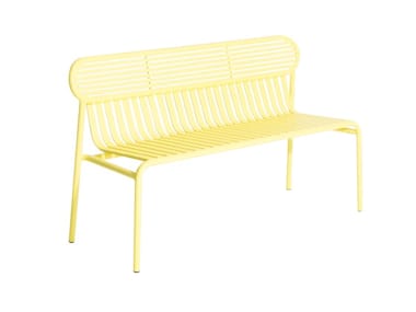 WEEK-END - Powder coated aluminium garden bench by Petite Friture